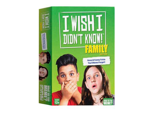 I Wish I Didn't Know Family Ed Brætspil 